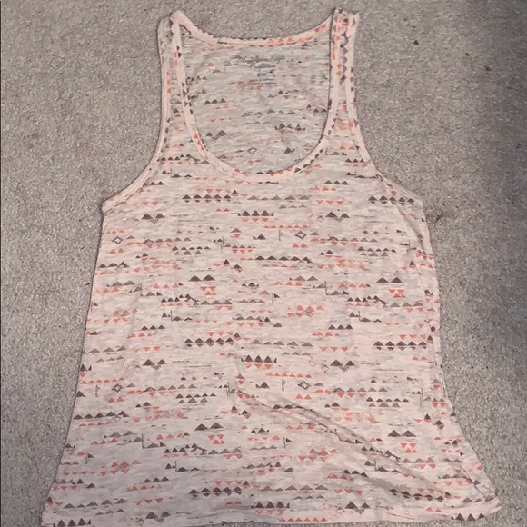 American Eagle peach burnout tank top - Picture 2 of 3